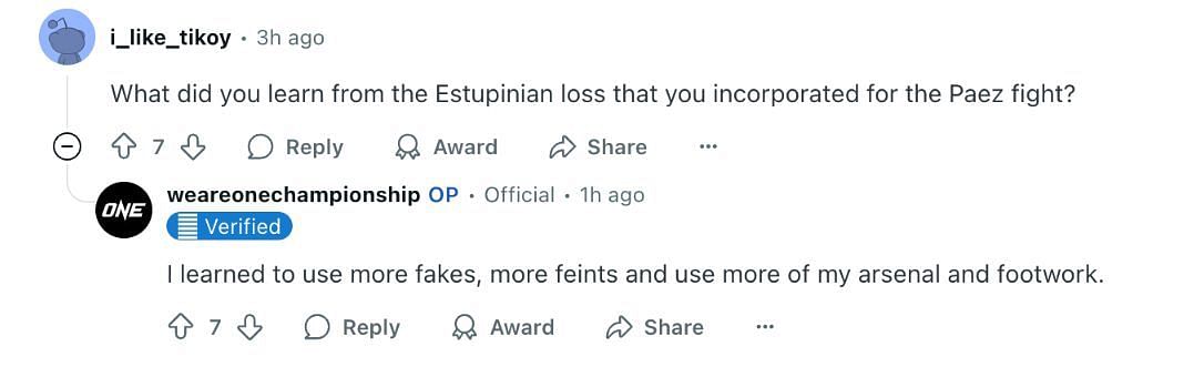 Source: Reddit AMA